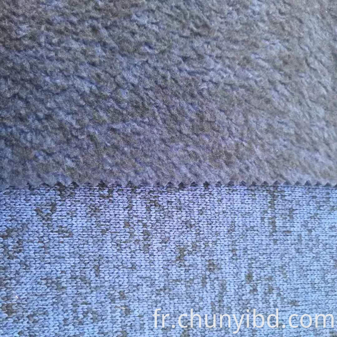 Hacci Fleece Space Dye Brush Fabric